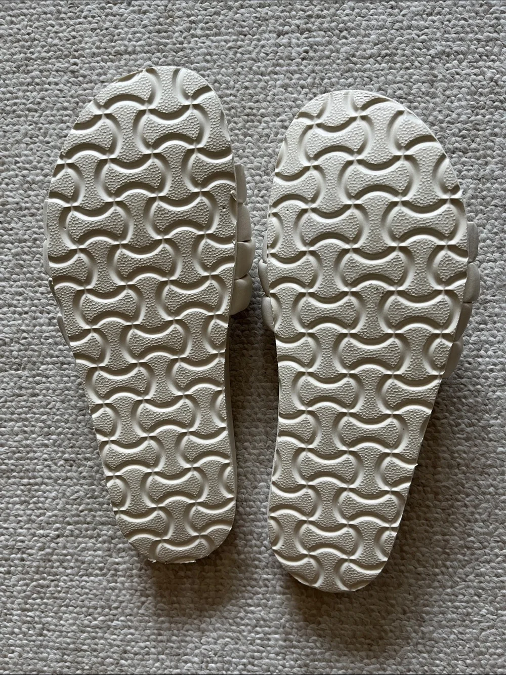 J. Crew Women's Cream Braided Strap Slide Sandals